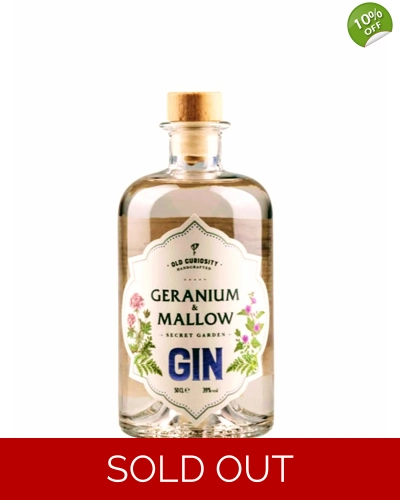 Old Curiosity Geranium and Mallow Gin 50cl
